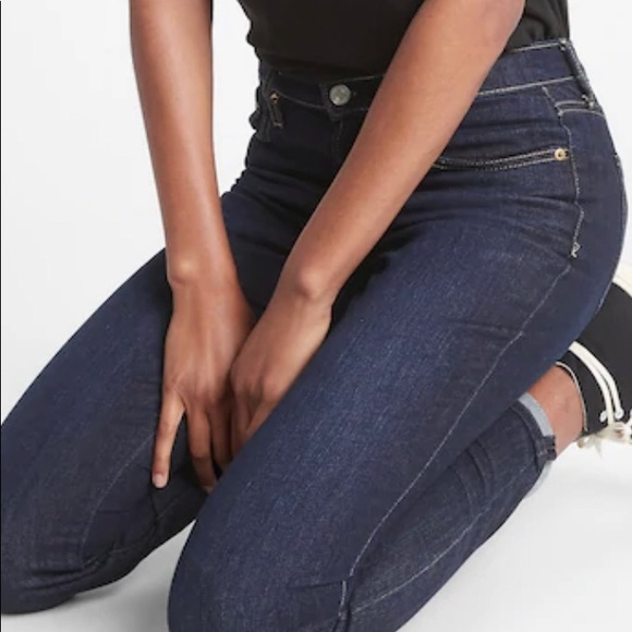 Gap 1969 True Skinny Dark Denim Jeans, Sz 27R. - Picture 1 of 7